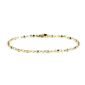 MARLU' Bracciale donna in acciaio gold con sfere