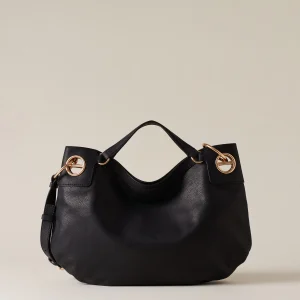 BORBONESE London borsa a mano in pelle hobo medium