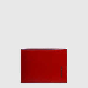 PIQUADRO B2R Blue square Portafogli uomo con portamonete