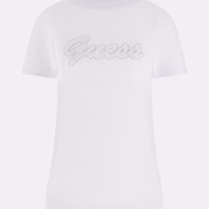 GUESS T-Shirt Con Strass E Pailettes