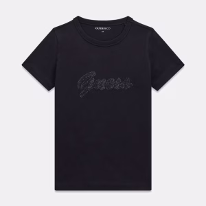 GUESS T-Shirt Con Strass E Pailettes