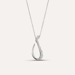 STROILI Collana Aura in acciaio e cristalli bianchi