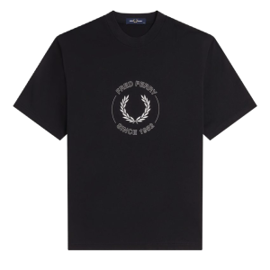FRED PERRY T-Shirt Circle Graphic T-Shirt