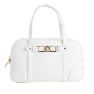 ARMANI Exchange Bauletto con doppi manici e logo in metallo