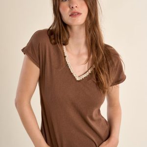 MOLLY BRACKEN T-Shirt Con Pietre