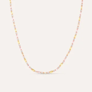 STROILI Collana tennis Romantic Shine in ottone rosa